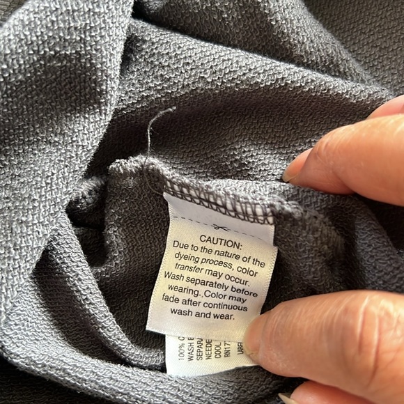 Kids Unisex Grey Weathered Look Sweatshirt - Picture 5 of 8